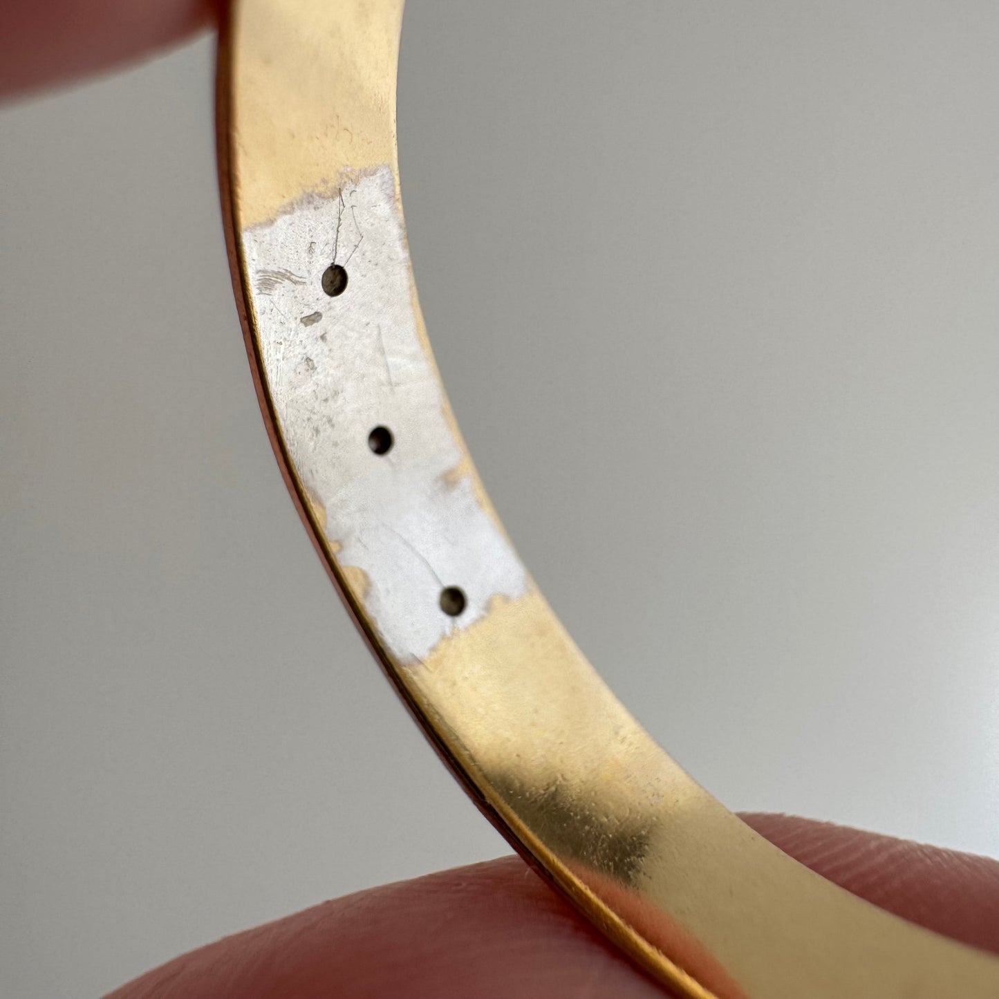 V I N T A G E // side eye trilogy / 10k and diamond trilogy band / size 10