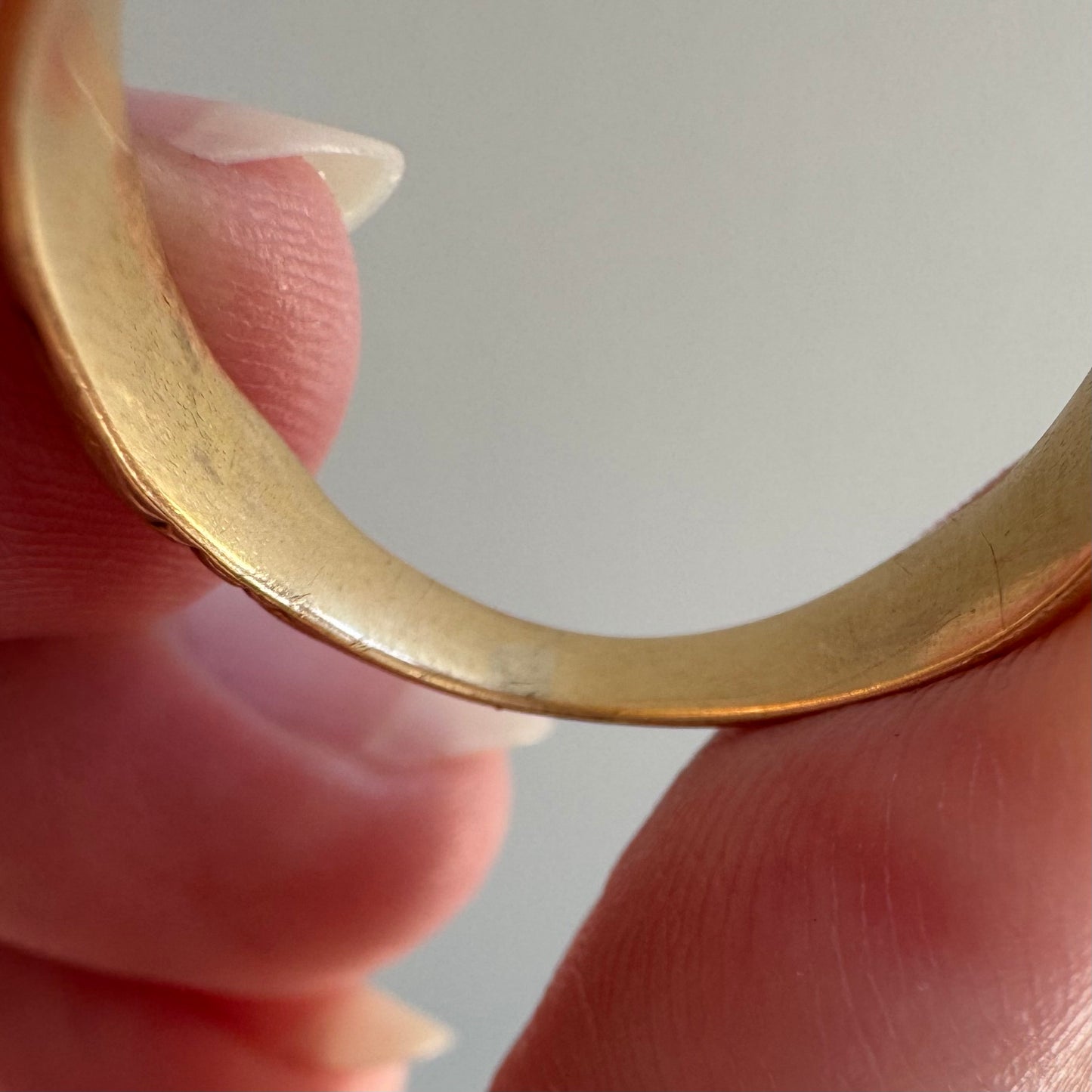 A N T I Q U E // nouveau lioness / 14k diamond and red stone art nouveau lioness ring / size 7.75+