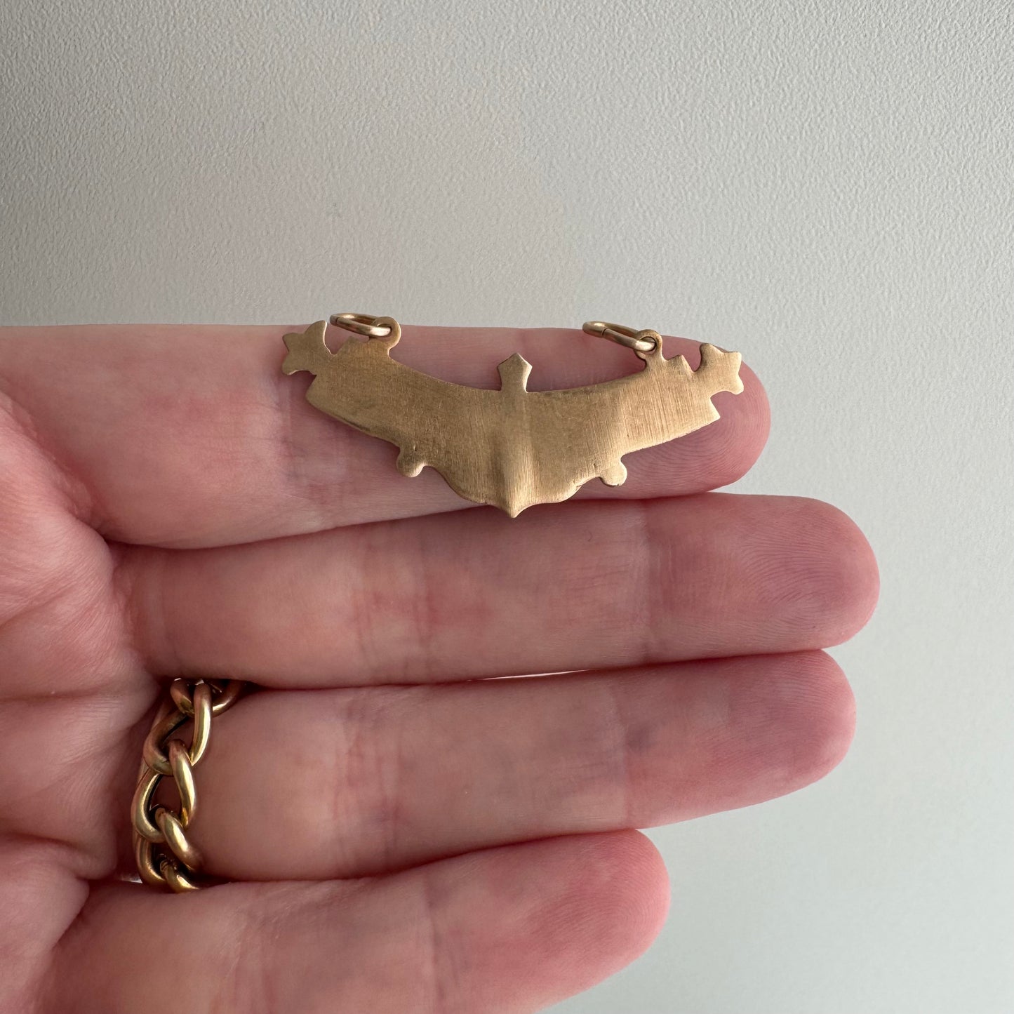 N E W // abracadabra / 10k rosy gold abracadabra / a pendant