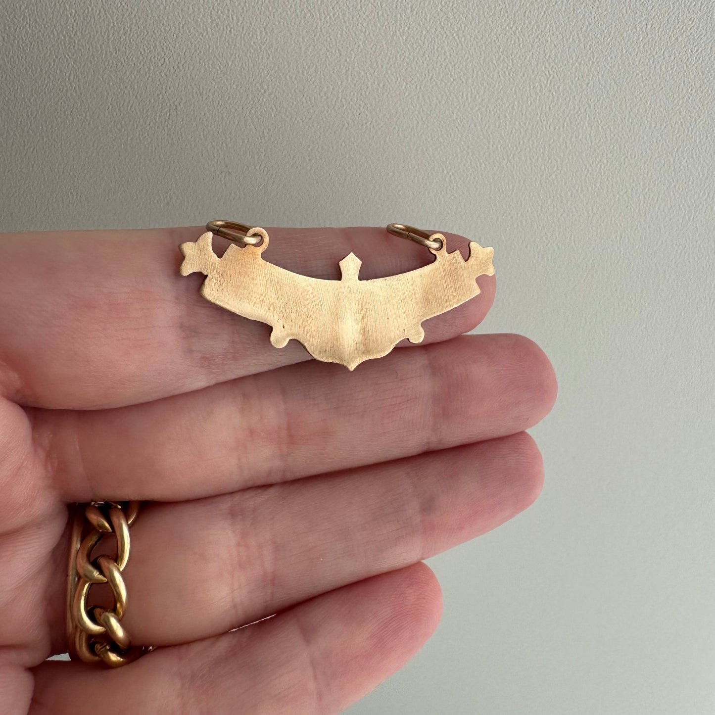 N E W // abracadabra / 10k rosy gold abracadabra / a pendant