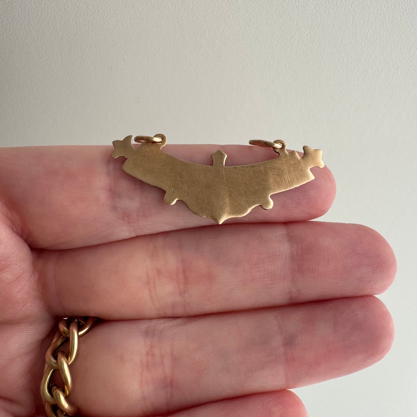 N E W // abracadabra / 10k rosy gold abracadabra / a pendant