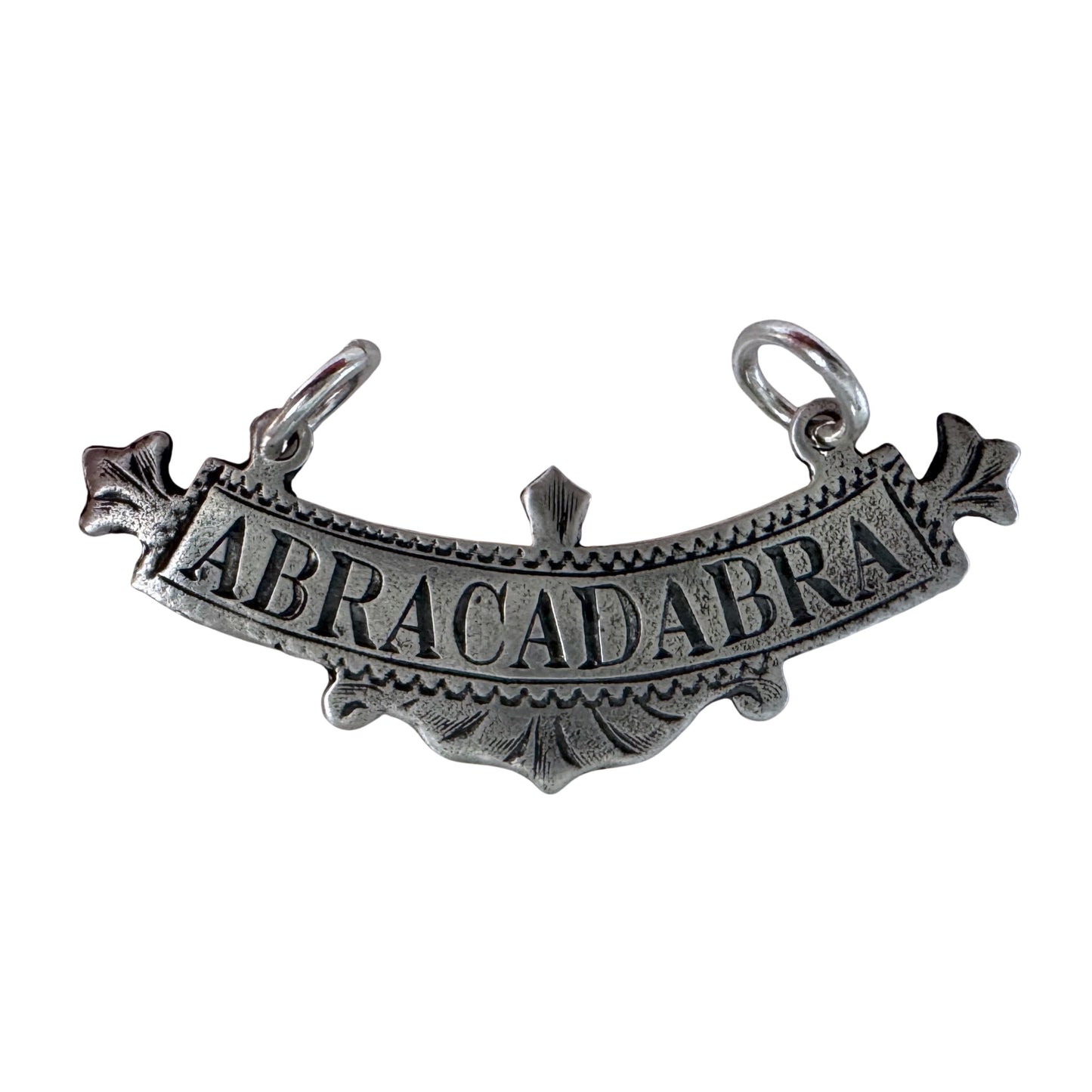 N E W // abracadabra / sterling silver abracadabra / a pendant