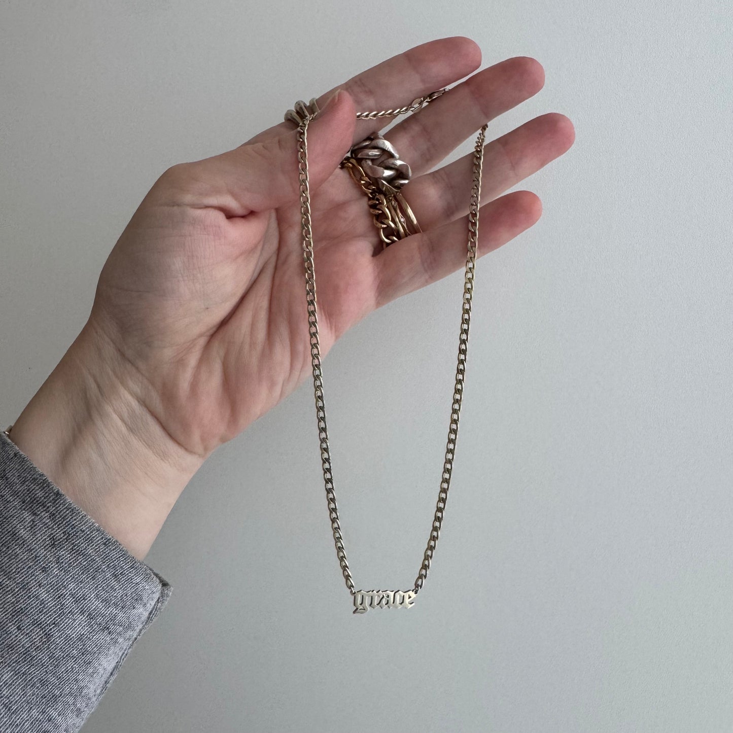 48 hour pricing // early access discounted price / sterling silver grace necklace