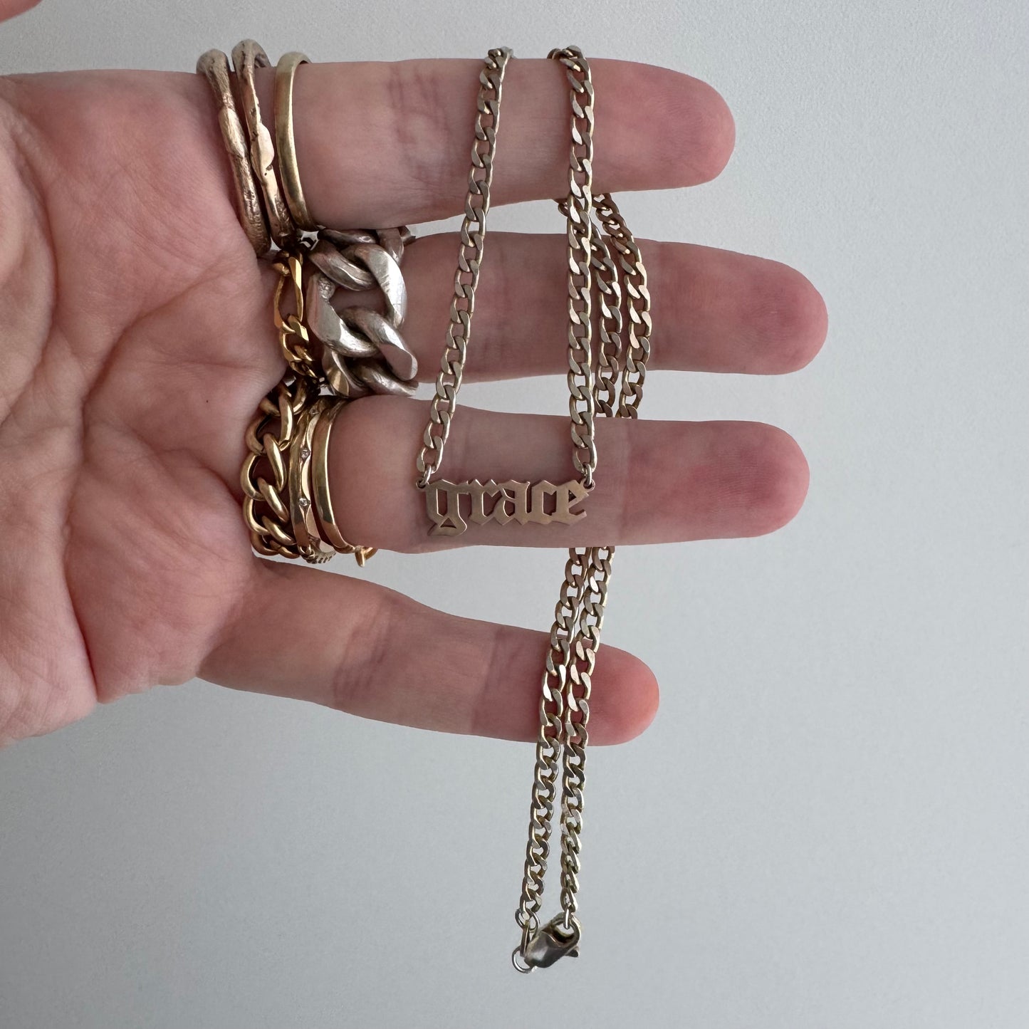 48 hour pricing // early access discounted price / sterling silver grace necklace