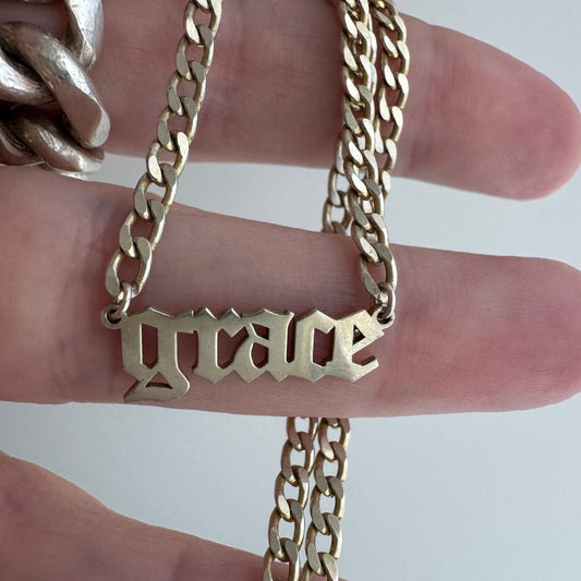 48 hour pricing // early access discounted price / sterling silver grace necklace