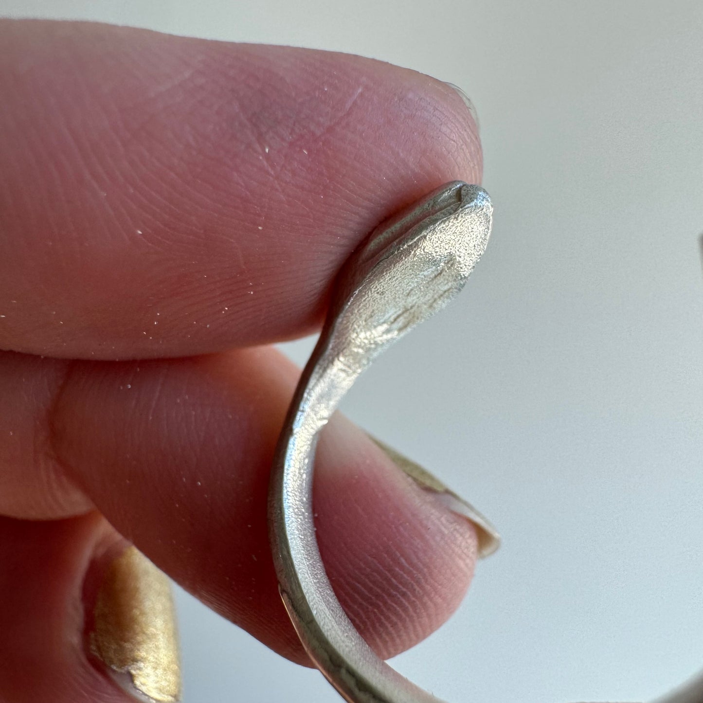 N E W // seeing double / sterling silver double headed snake stacking band / size 6.5-7