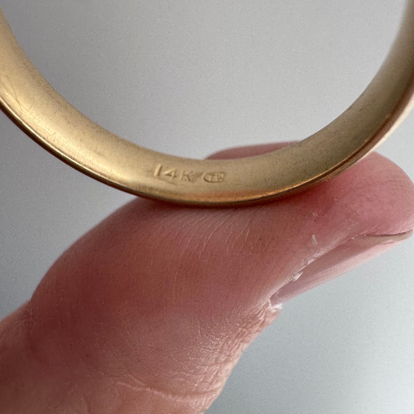 reimagined V I N T A G E // star story / 14k comfort fit 4.3mm band with seven new star-set diamonds / size 11