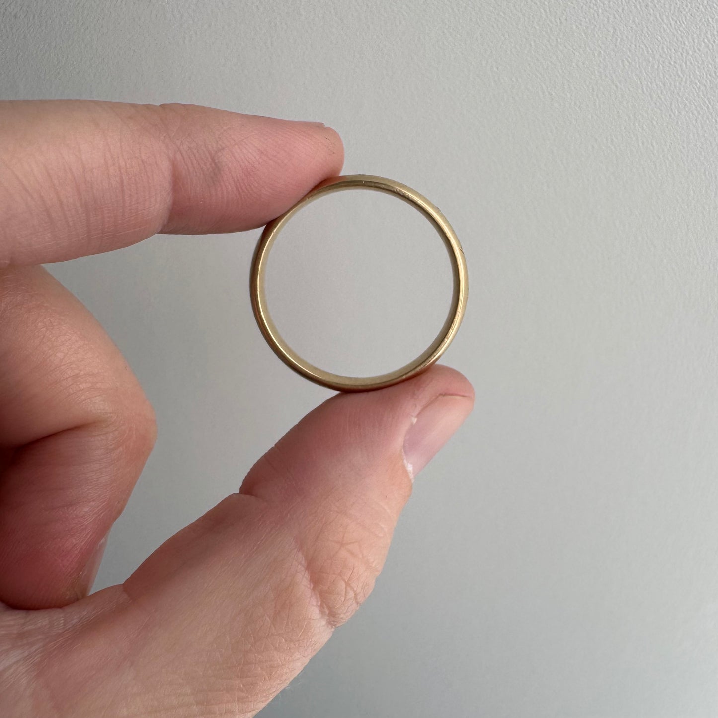 reimagined V I N T A G E // star story / 14k comfort fit 4.3mm band with seven new star-set diamonds / size 11