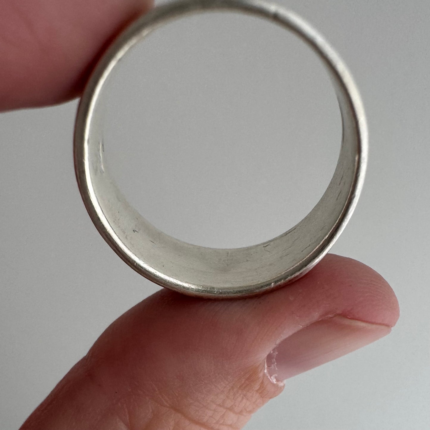 E S T A T E // new old stock bands / sterling silver alien trilogy tapered wide bands