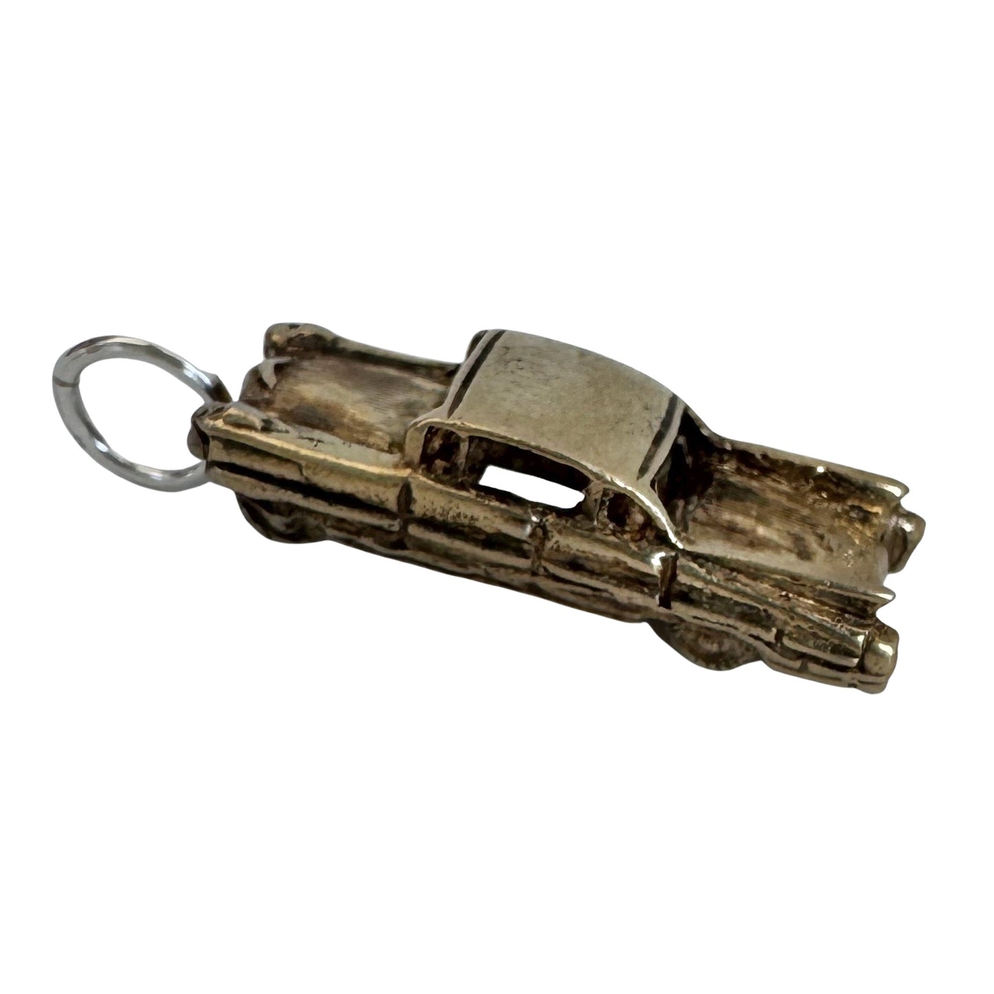 V I N T A G E // sweet ride / gold over sterling silver car / a pendant