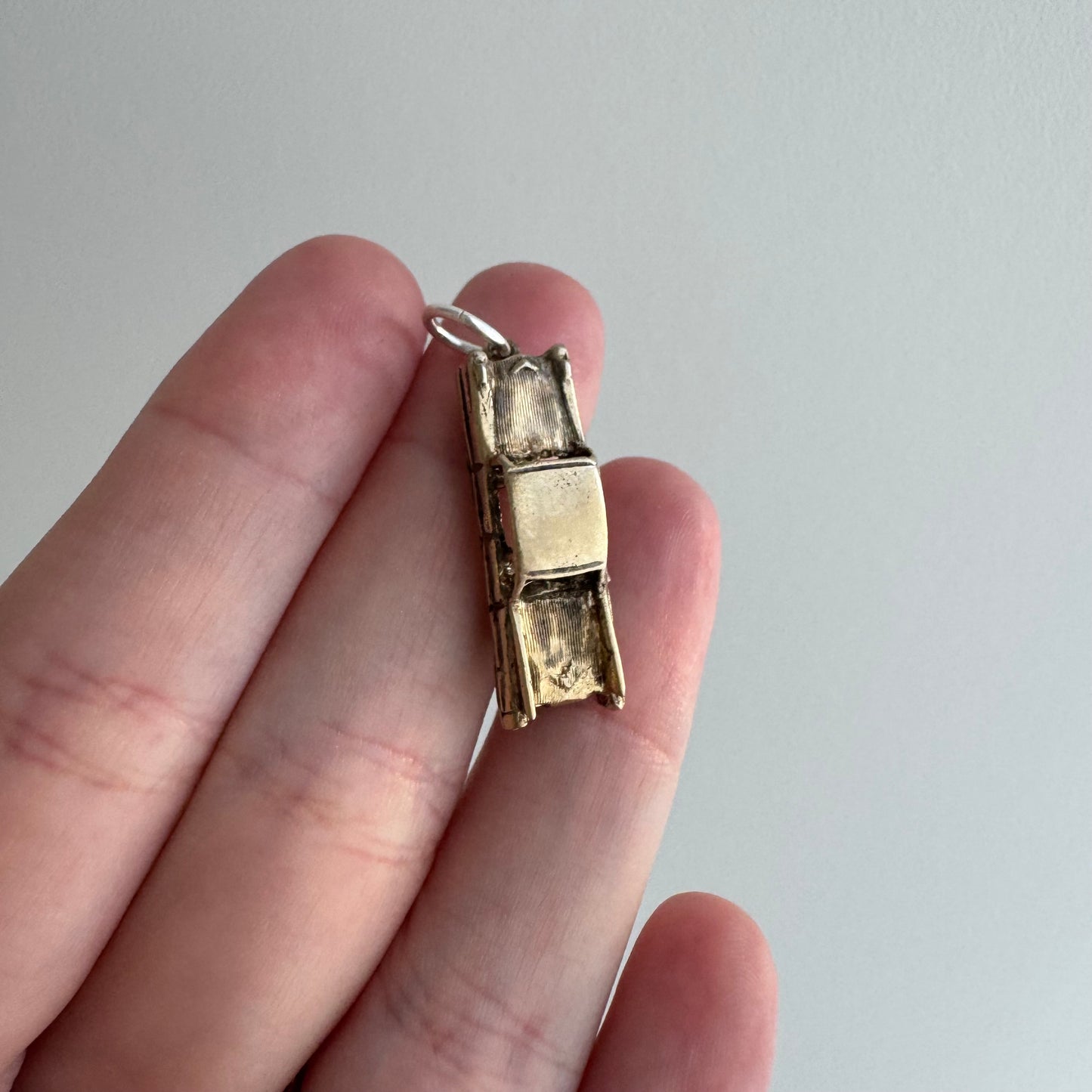 V I N T A G E // sweet ride / gold over sterling silver car / a pendant