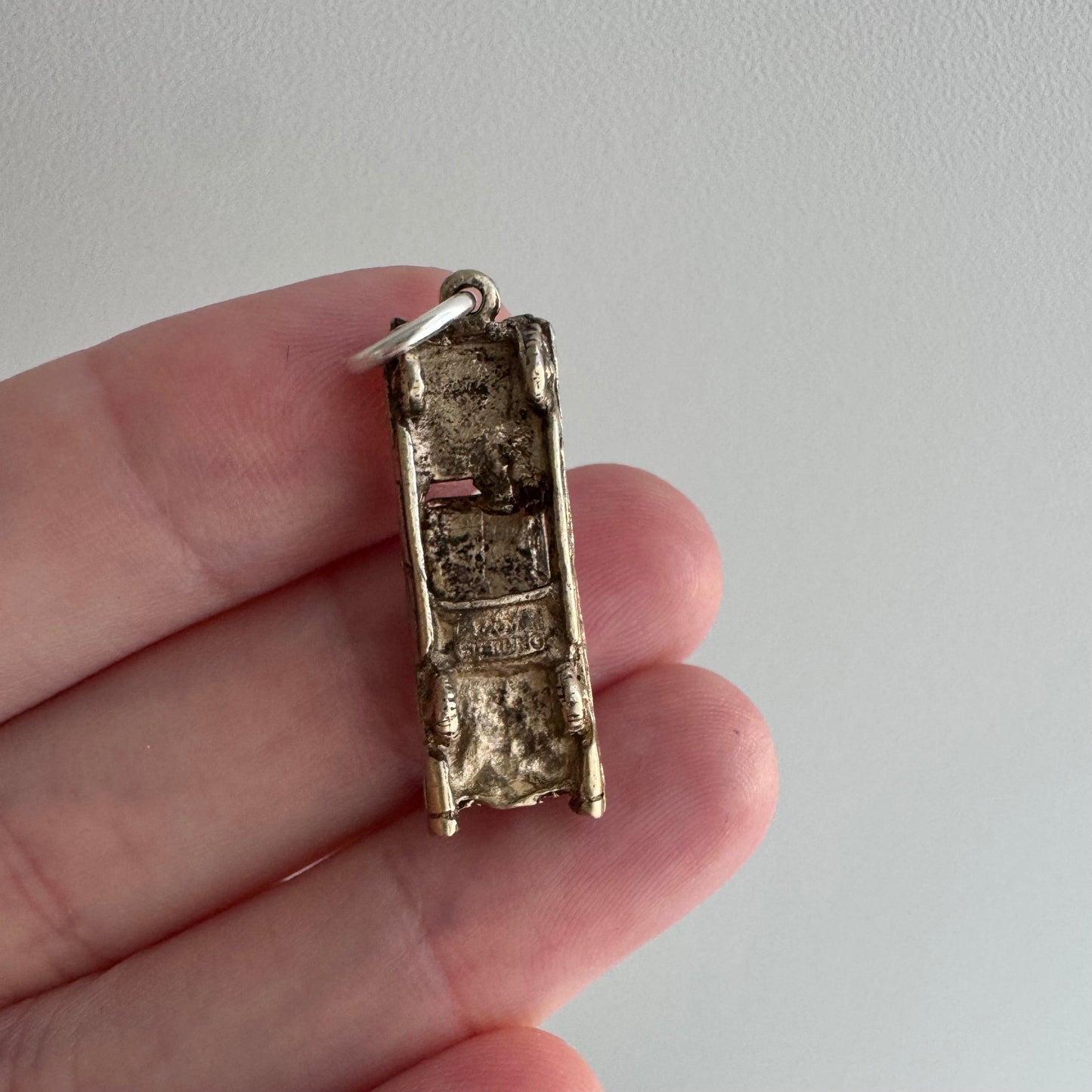 V I N T A G E // sweet ride / gold over sterling silver car / a pendant