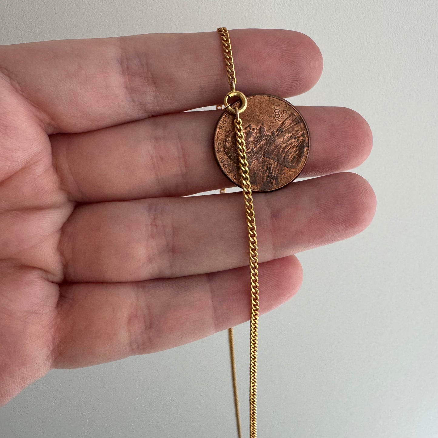 V I N T A G E // dainty, sturdy curb / 10k solid gold tight narrow curb chain necklace / 18"+, 3.5g