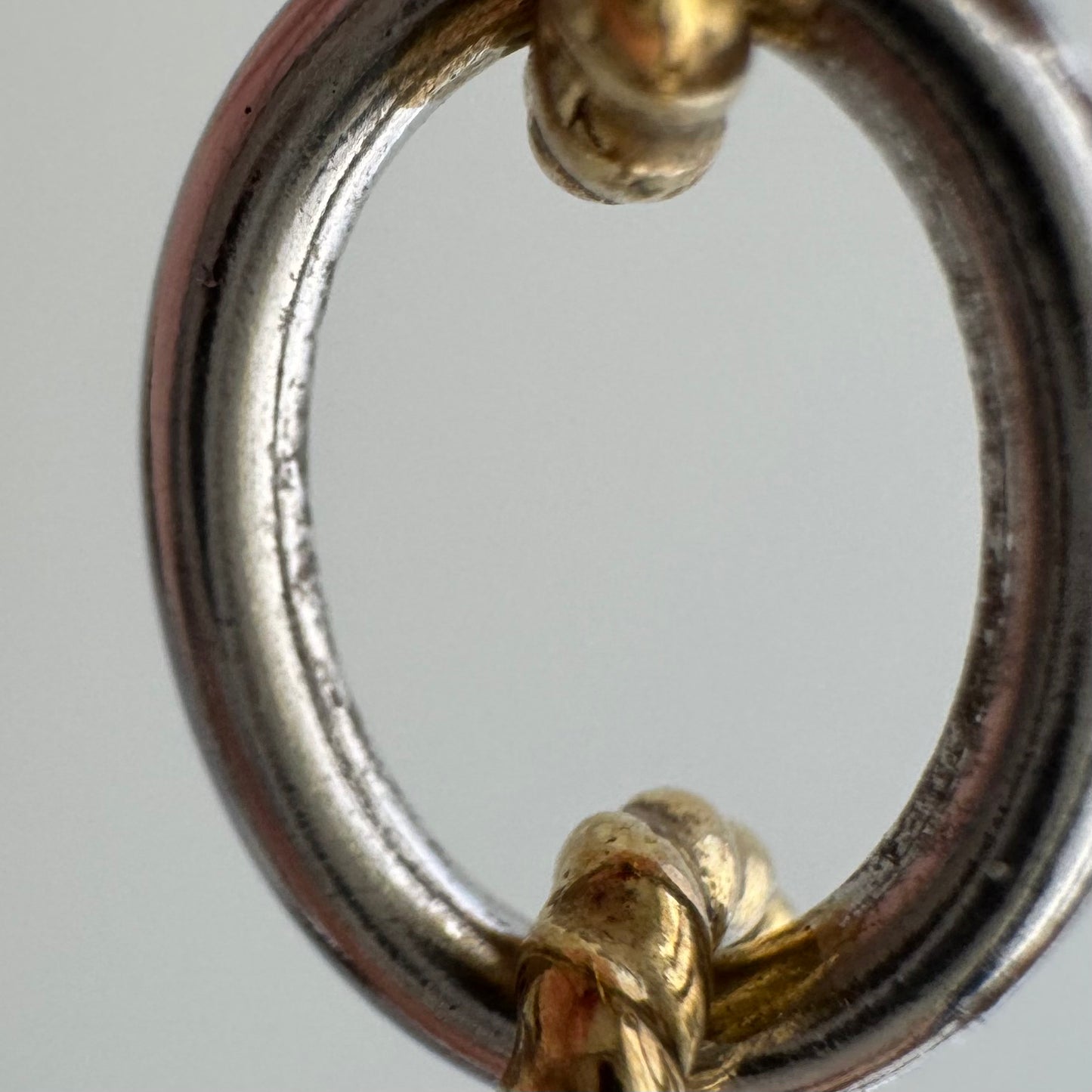 reimagined V I N T A G E // modern day watch chain / chunky sterling silver alternating cable chain with new dog clip clasp / 20", 65.5g