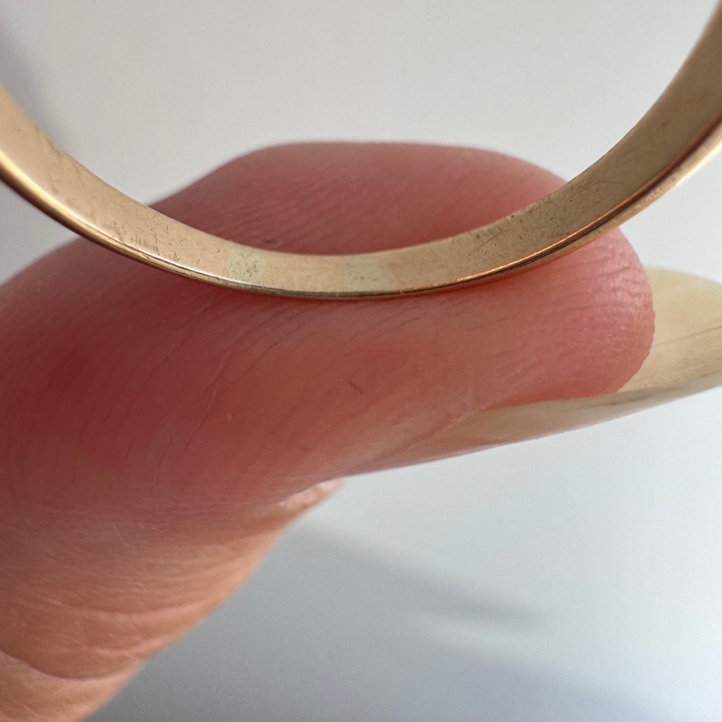 reimagined V I N T A G E // sea rainbow / 10k gold Ostby Barton abalone signet ring / size 7.25