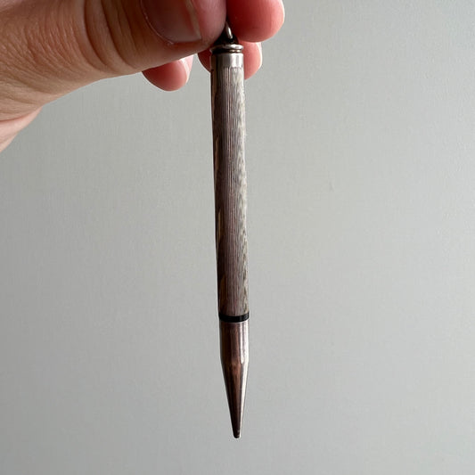 V I N T A G E // pencil pendulum / sterling silver pencil fob or pendant