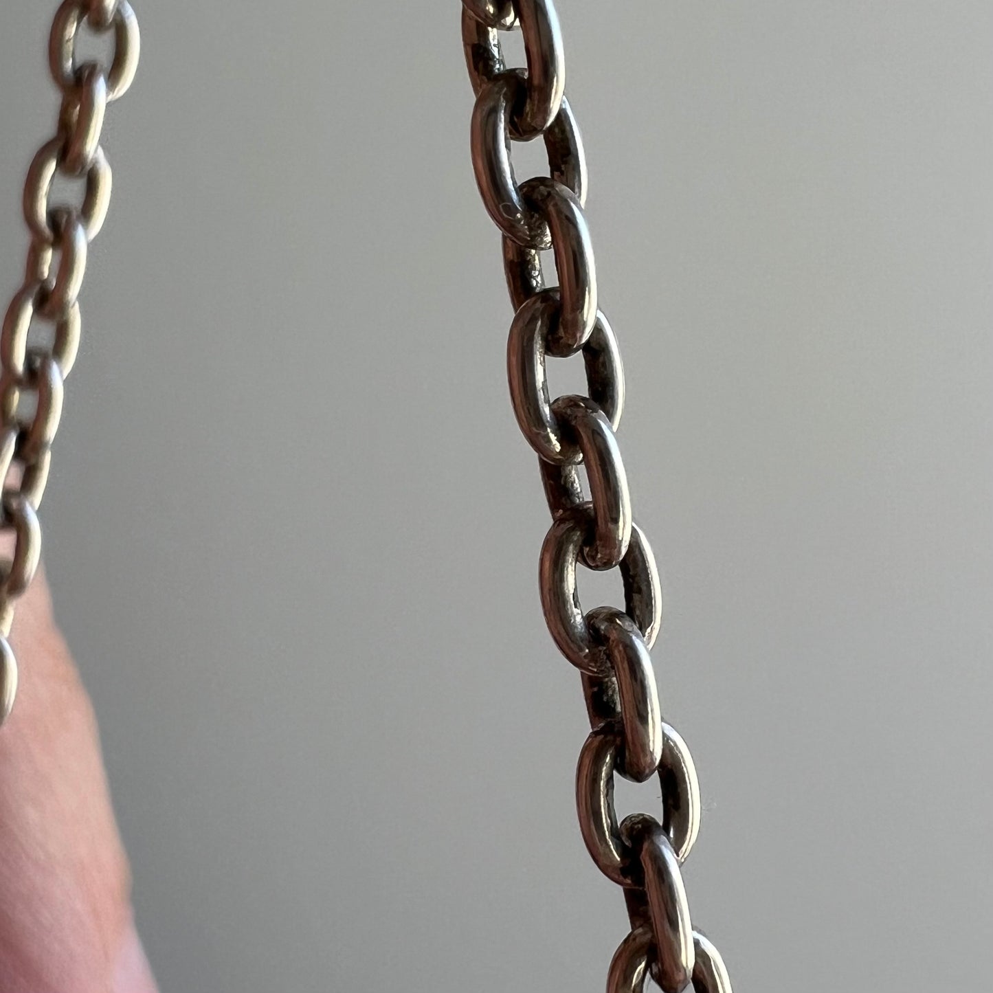 V I N T A G E // sterling silver cable chain / 24”